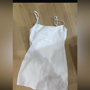 ALO Yoga White Strapless Dress